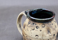 Moon Mug with 24K Gold on Thumb Spot, roughly 18-20 Ounces, (SK7836)