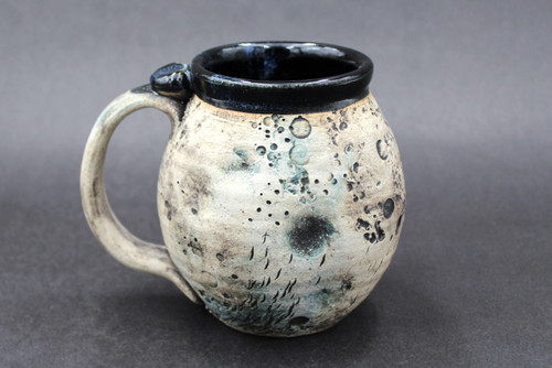 Moon Mug, Light Blue Colors, roughly 18 oz. size, (SK000276)