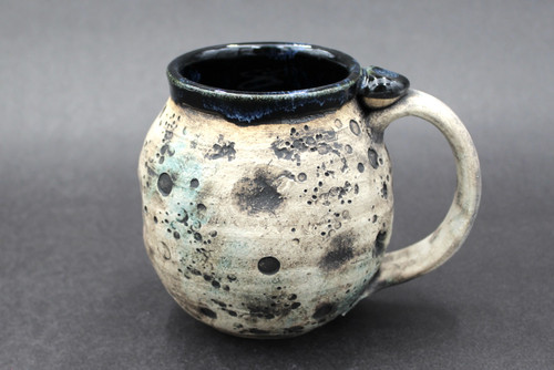 Moon Mug, Light Blue Colors, roughly 18 oz. size, (SK000277)