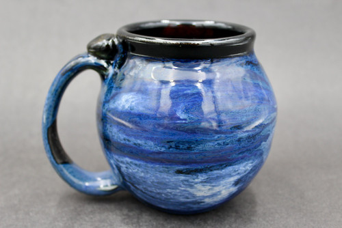 “Neptune Mug” w/24 Karat Gold, roughly 16-18 ounce size (SK0529)