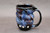 Blue Spiral Cosmic Mug, roughly 16 ounces (SK8359)