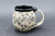 Small Moon Mug, Solid Black Interior, roughly 10-12 oz. size, (SK000290)
