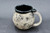 Moon Mug, Solid Black Interior, roughly 14-16oz. size, (SK000292)