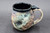 Multicolored Moon Mug, Rustic Tones, Black and Blue Interior, roughly 16-18oz. size, (SK000296)