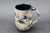 Asteroid Mug, Black and Blue Interior, roughly 14-15 oz. size, (SK000298)