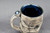 Asteroid Mug, Black and Blue Interior, roughly 14-15 oz. size, (SK000298)