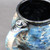 Moon Mug, Blue Exterior, Black and Blue Interior, roughly 16-18oz. size, (SK000307)