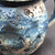 Moon Mug, Blue Exterior, Black and Blue Interior, roughly 16-18oz. size, (SK000307)