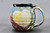 Pluto Mug, Brightly Colored, w/24 karat gold Thumb Spot, Simply Black Interior, roughly 14-16oz size (SK000352)
