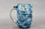 Blue Asteroid Mug, Multicolored Interior, roughly 15-16 oz. size, (SK000479)