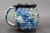 Blue Moon Mug w/24 Karat Gold Thumb Spot and Galaxy Interior, roughly 16-18oz. size, (SK0540)