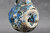 Blue Moon Mug w/24 Karat Gold Thumb Spot and Galaxy Interior, roughly 16-18oz. size, (SK0540)