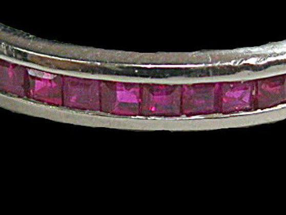 PLATINUM RUBY RING - 4044th107