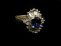 DIAMOND-SAPPHIRE RING - 2929JA1914e