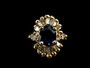 DIAMOND-SAPPHIRE RING - 2929JA1914e