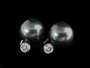 DIAMOND-SOUTH SEA PEARL EARRINGS - 3607B2138