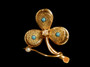 GOLD CLOVER PIN - 6851JA4479