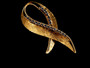 SAPPHIRE RIBBON PIN - 6857TT282