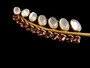 MOONSTONE GARNET BROOCH - 6581B539