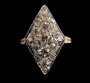 ANTIQUE DIAMOND DINNER RING - 6661DG429