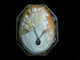 ANTIQUE DIAMOND CAMEO PIN - 4260aJA4733