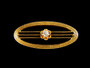 ANTIQUE DIAMOND~GOLD LINGERIE PIN - 5003JB115