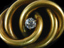 ANTIQUE VICTORIAN DIAMOND SWIRL PIN - 4403aJA4445