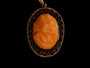 CORAL CAMEO PENDANT - 6382JA4102