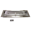 24x8 Stainless Steel Rectangular Fire Pit Pan