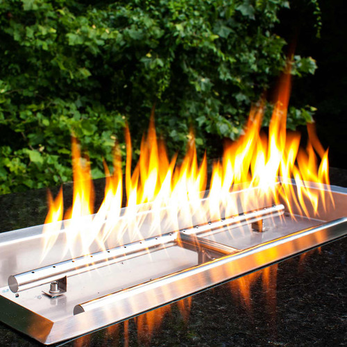 rectangle fire pit burner