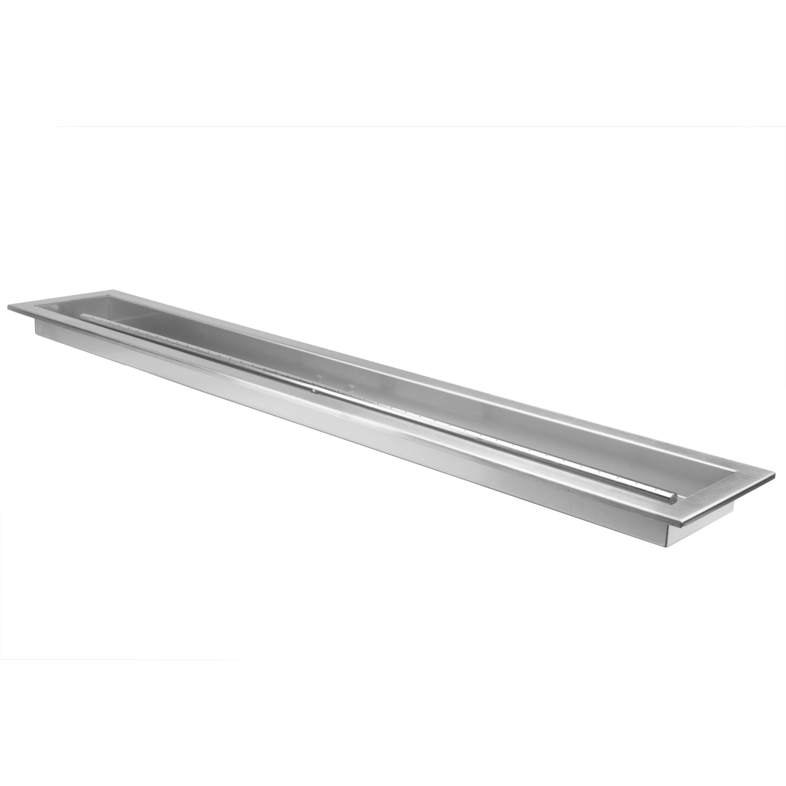 Stanbroil Stainless Steel Linear Trough Drop-in Fire Pit Pan and Burner 30 by 6-Inch Renewed 