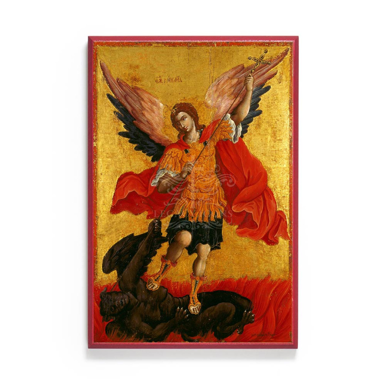 Archangel Michael Icon by Legacy Icons