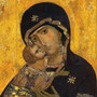 Theotokos of Vladimir Half Replica Icon (CC)