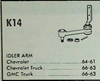 Chevrolet Car 1961-64 GMC Truck 1963-64 Idler Arm Moog K-14 Made in USA