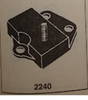 Ford Mercury 1965-67 Front Motor Mount 2240. Shop vintage car parts at ocpnw.com!