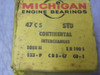 Michigan 47CS Camshaft Bearing Set for Jeep 226, Mack, and Continental L-Head engine restoration.