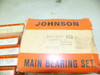 Johnson Set-507 NOS Engine Main Bearing Set for 1954-1962 Ford Mercury Y-Block V8 restoration
