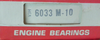 Federal Mogul 6033M-10 .010 undersize main bearing set for 1964-1980 MG MGB 1800 1.8L L4 engine restoration.
