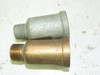 Pair of Vintage Everhot Everkool Pipe Enlarger Fittings 3/8 to 1/2 inch (Brass and Steel)