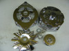 NOS Romaine Electric CK7127 Chrome Alternator Dress Up Kit for GM Delco 10SI series