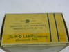 K-D 519 Clearance Lamp for vintage auto restoration, amber lens, chrome bezel - Image 3