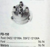 Standard Plus FD-150 Distributor Cap for 1974-1976 Ford Mercury 4-Cylinder restoration. - Image 2