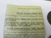 Dittmer PG-608 Transmission Small Parts Kit for 1939 Plymouth Dodge DeSoto Chrysler restoration. - Image 3