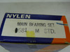NYLEN 1681M Main Bearing Set for 1949-1956 GMC Oldsmobile engine restoration. - Image 2
