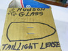 Hudson C3-15241 Taillight Lens for 1948-1951 Hudson Super Six Commodore Wasp Hornet restoration. - Image 2