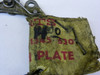 Mopar 1345630 Turn Signal Plate for 1950-1952 Chrysler Dodge DeSoto Plymouth restoration. - Image 2