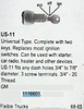 Delco Remy 1116601 Ignition Switch for 1965-1968 Flexible Trucks restoration. - Image 7