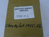 Delco Remy 1998182 Neutral Safety Backup Light Switch for 1955-56 Chevrolet Powerglide restoration. - Image 2