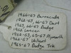 Delco Remy C-1801 1972318 Oil Pressure Switch for 1962-1967 Mopar A-Body restoration. - Image 3