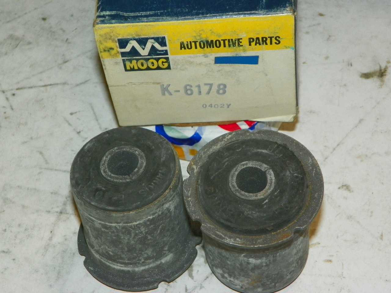 Chevrolet Chevelle Malibu El Camino NOS Moog K-6178 Control Arm Bushing USA. Shop vintage car parts at ocpnw.com!